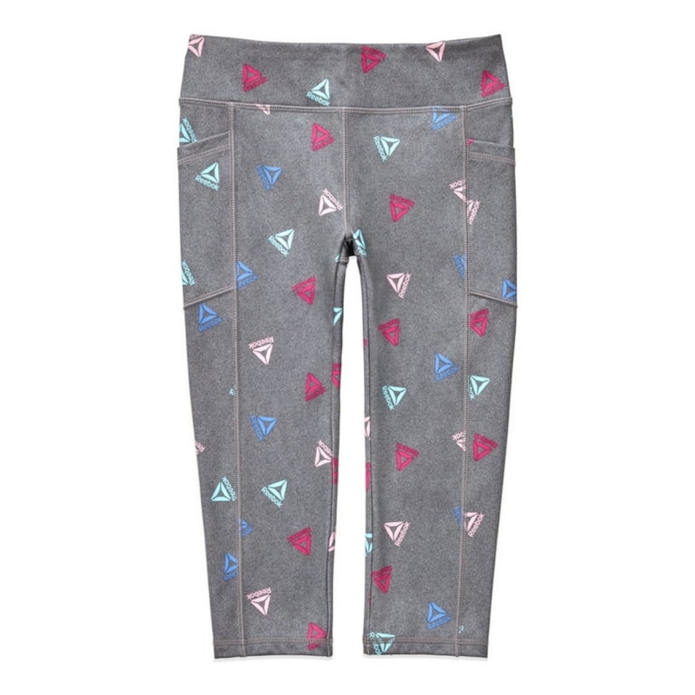 REEBOK girls printed Capri leggings NWOT
